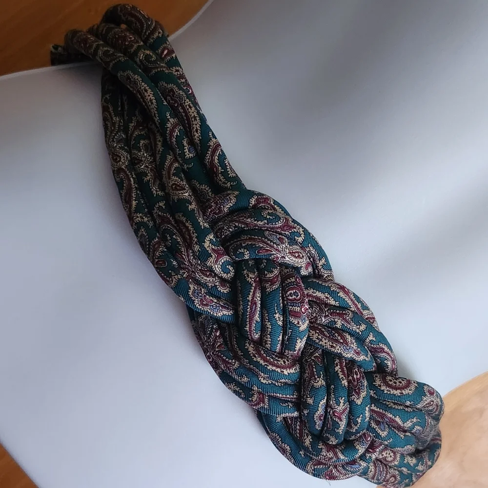 Century Canada Braided Silk Belt Adjustable